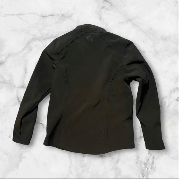 NOBLE S weather proof zip up basic black - Picture 2 of 6